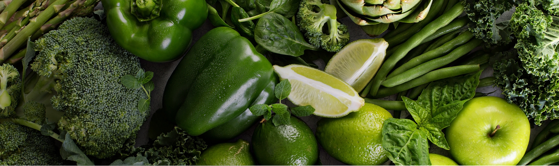 Grünes Gemüse in Nahaufnahme