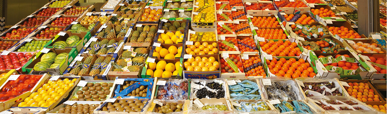 Obst auf dem Großmarkt Hamburg